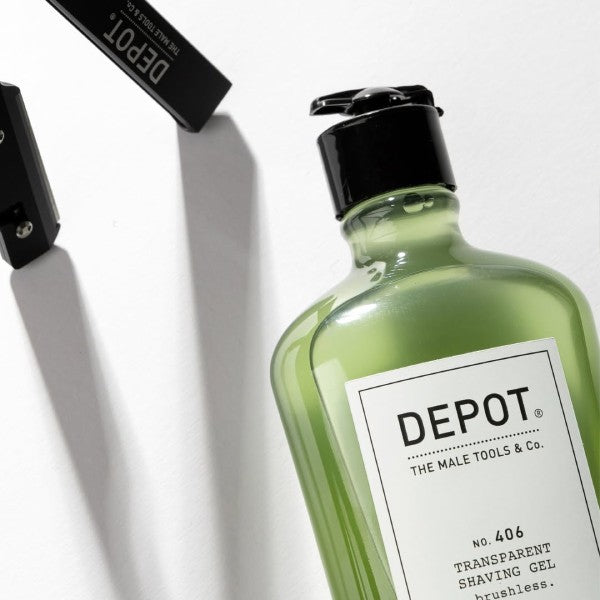 No.406 Transparent Shaving Gel Brushless 200ml Depot