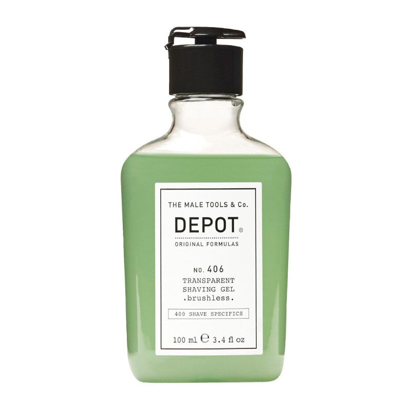 No.406 Transparent Shaving Gel Brushless Depot