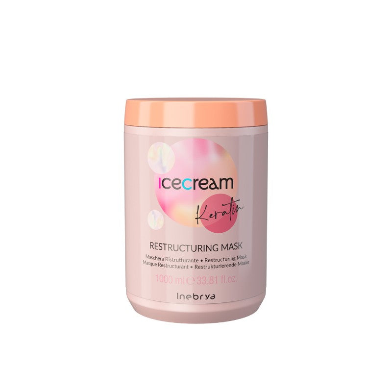 Mascarilla Keratin Ice Cream 1000ml Inebrya