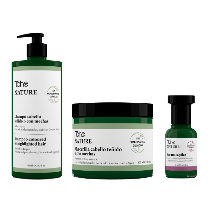 Pack Completo Cabello Teñido O Mechas Nature Tahe