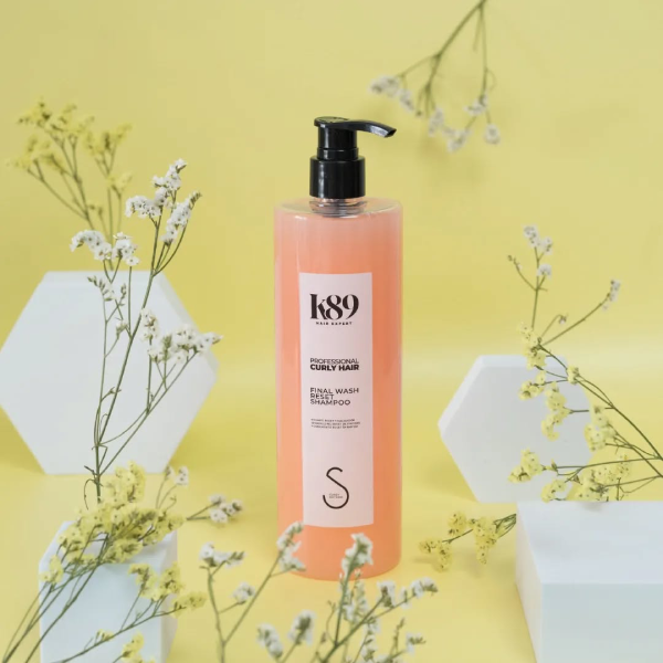 Final Wash Reset K89 - Champú clarificante que elimina residuos del cabello rizado