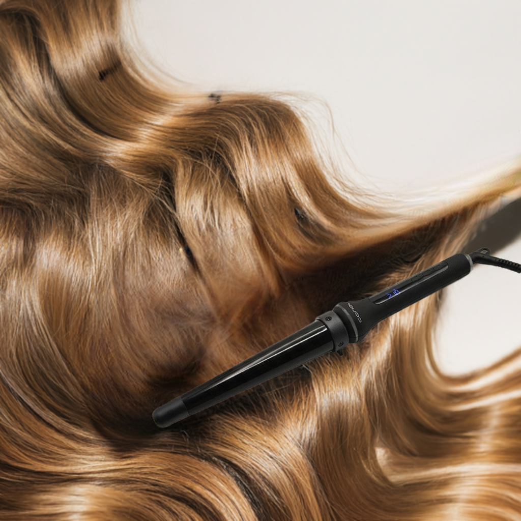 Rizador Glamour Wand Black Soft Touch Corioliss