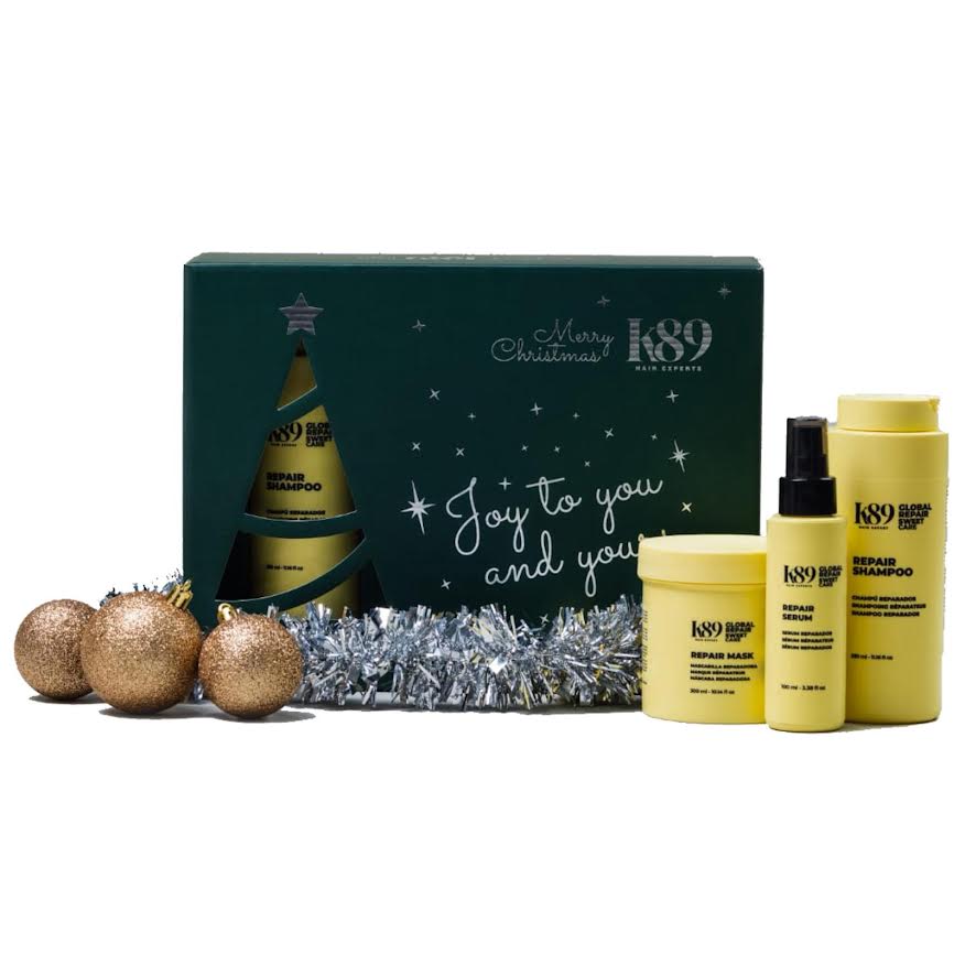 Pack K89 Global Repair y Serum - Regalo Navidad 2025 para reparación capilar intensiva
