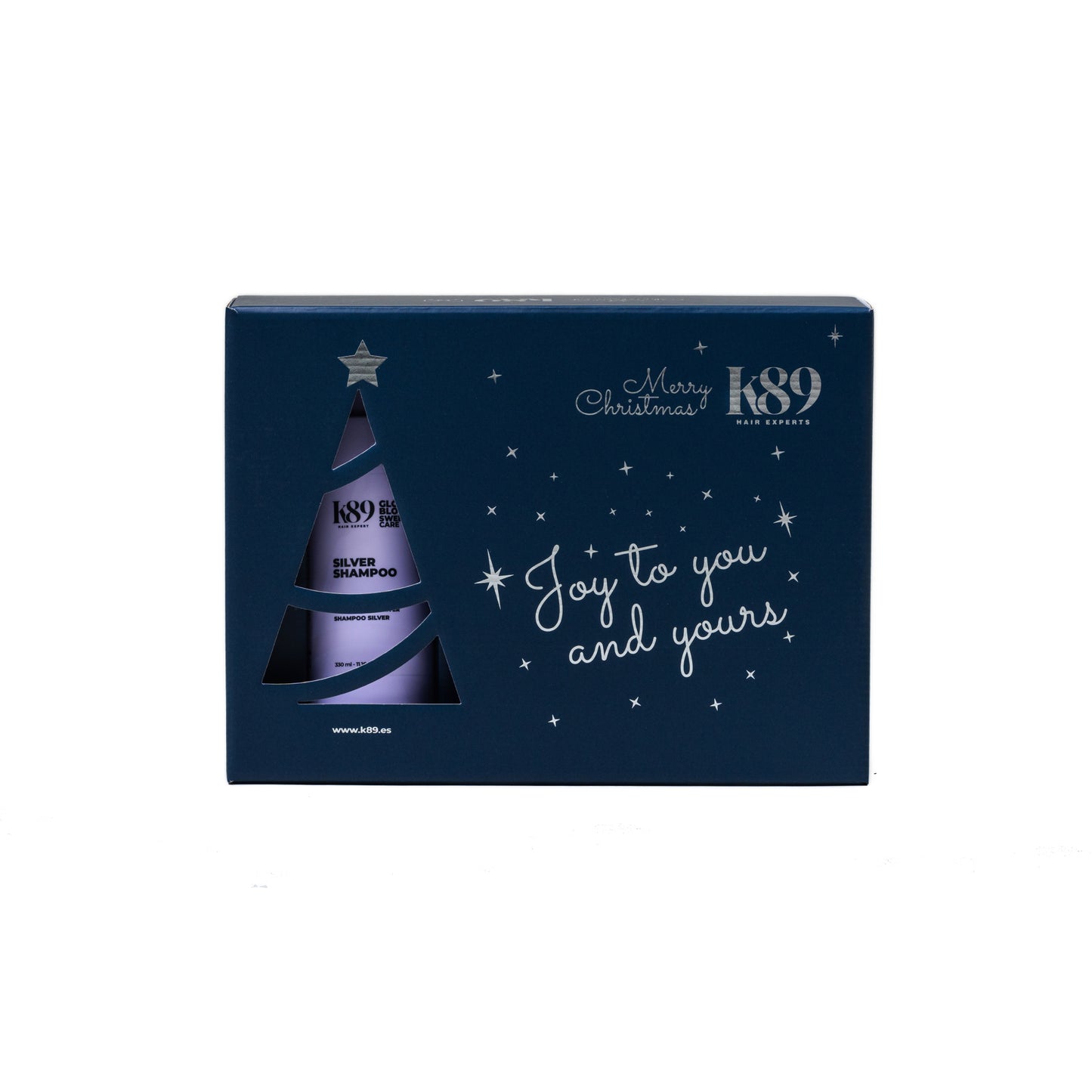 Caja regalo Pack K89 Global Blonde Silver Sweet Care Navidad 2025 para cuidado de cabello rubio y con mechas
