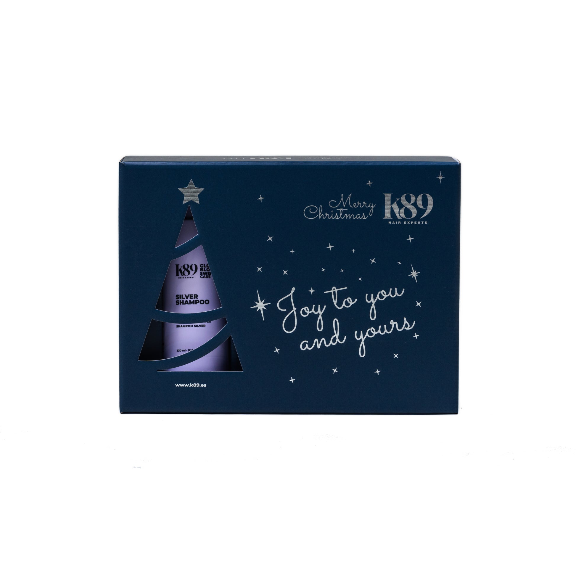 Caja regalo Pack K89 Global Blonde Silver Sweet Care Navidad 2025 para cuidado de cabello rubio y con mechas
