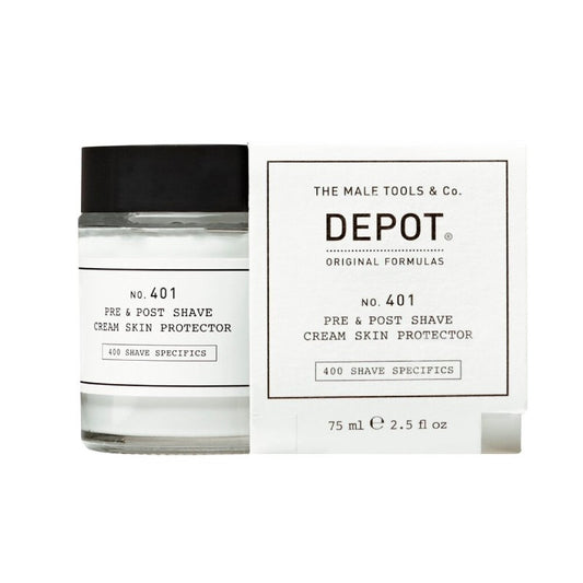 No.401 Crema Protectora Antes y después del Afeitado depot