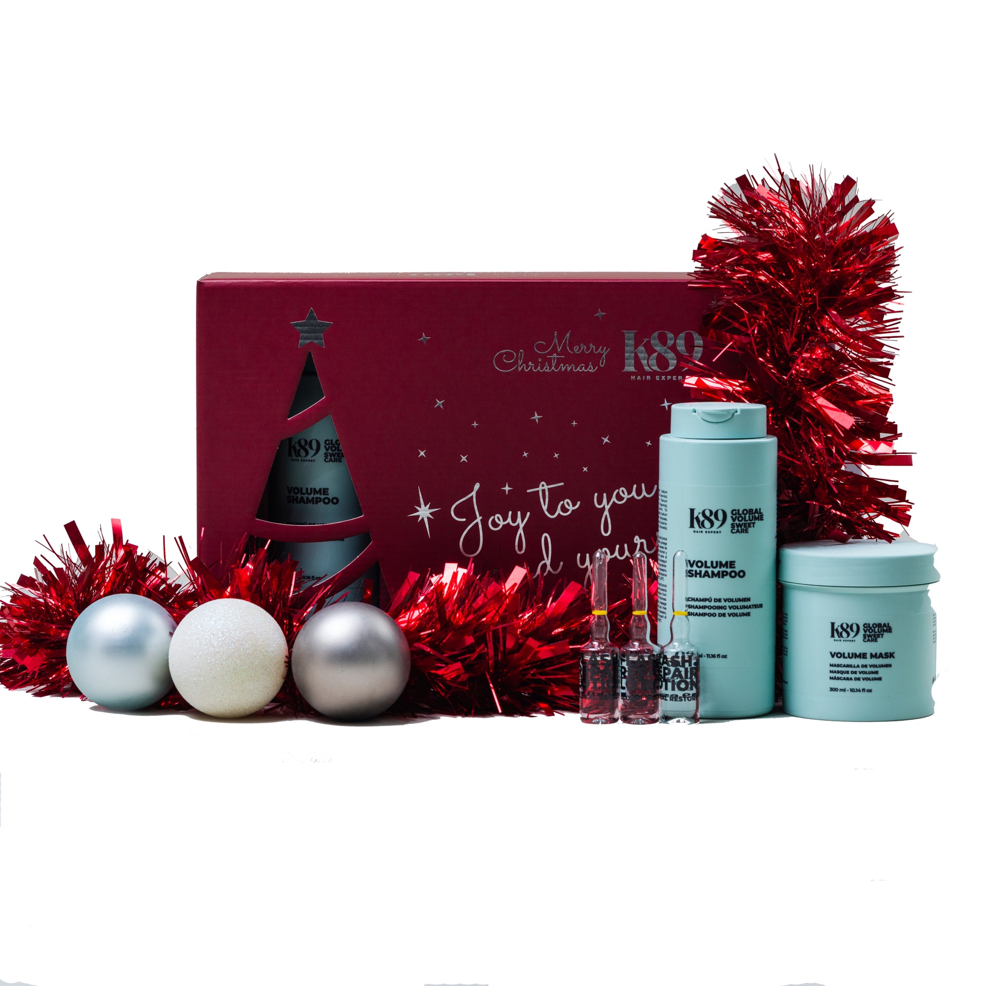 Pack K89 Global Volume Sweet Care Navidad 2025 - Set completo de productos profesionales para volumen capilar
