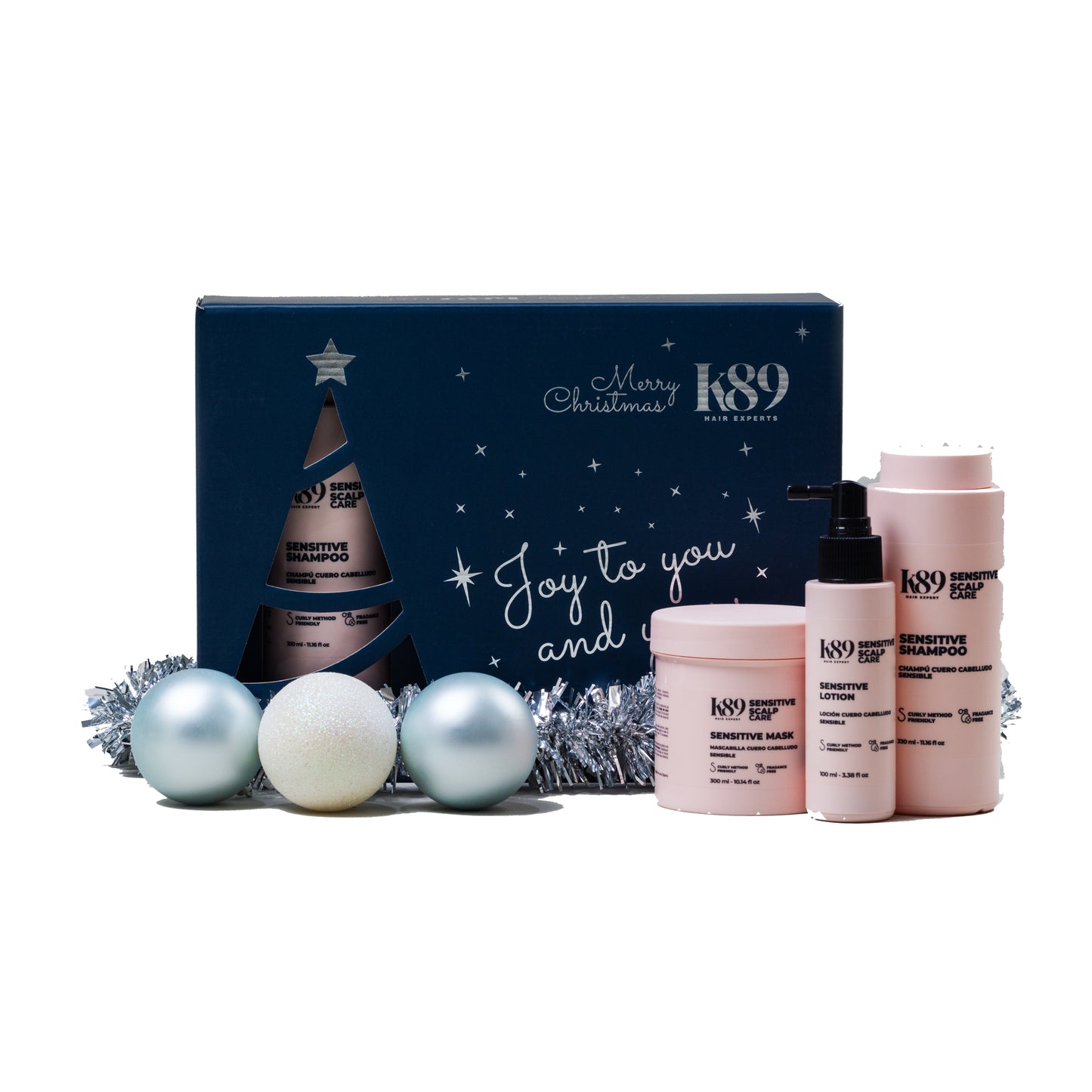 Pack K89 Sensitive Scalp Care - Champú, tratamiento y mascarilla para cuero cabelludo sensible