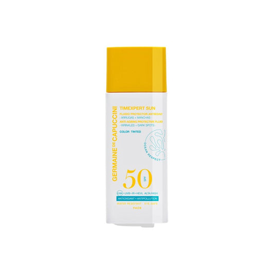 Fluido Protector Antiedad Con Color SPF50 Germaine de Capuccini